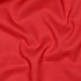 Cotton Voile -  Organic - Red 041