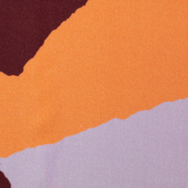 Swafing Viscose - Choose Happy by Kaselotti - Geometric - Orange Purple
