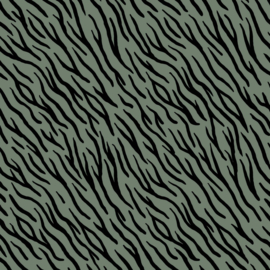 Soft Sweat - Organic  - Zebra Skin - Green