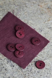 Mind the Maker | Curb Cotton  Button - 18 mm - Grape