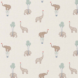 Katoen Print - Elephants