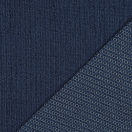 Denim Structured   - Dark  Blue