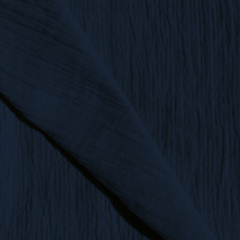 Double Gauze Twill  - Dark Blue
