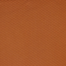 Tricot uni - Wafel - Quilt -Verhees Textiles  | Rust 027