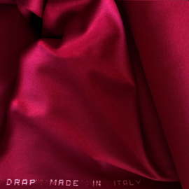 Deadstock Stoffen - Wol - Made in Italy  - Cerise Red