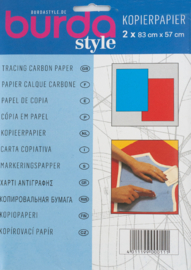 Burda kopierpapier | Blauw - Rood