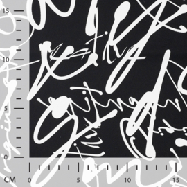 Travel Print  - Graphic Lines - Black and White