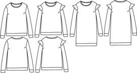 Ikatee Pattern | JASMIN sweatshirt/dress -kids 3/12