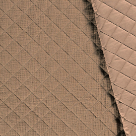 Double Gauze - Mousseline Quilted | Taupe 153