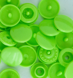 Kamsnaps - 12.4 mm - 25 stuks - Lime