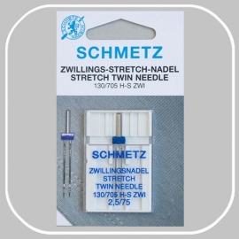 130/705 H-S-ZWI  tweeling stretch naalden | breedte 2,5