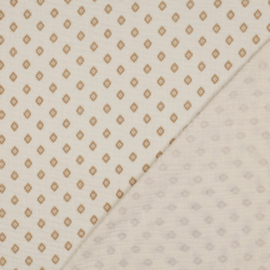 Verhees Textiles - Double Gauze Organic - Bohemian  -  Natural