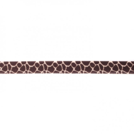 41248 elastisch biaisband giraffe 15mm