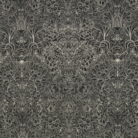 Swafing Tricot Jersey  - Autumn Damask by Bienvenido  - Black