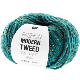 Rico Design | Fashion Modern Tweed Aran -  Petrol 008