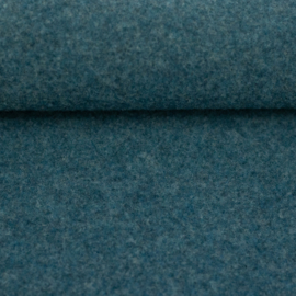 Swafing - Fleece Merino Wool  -  Melange - Light Petrol 1749