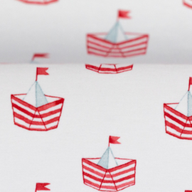 Swafing Tricot Print | Nautical Baby - Ship