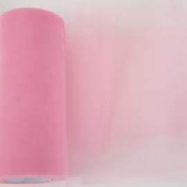 Katia Fabrics - Happy Tule - Rol 15 cm x 20 meter - Soft Pink 08