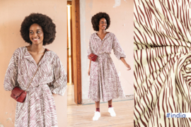 Fibremood editie 32 -  Poplin   - Zebra Stripes