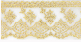 Kant - Bloemenrand -50 mm - Gold