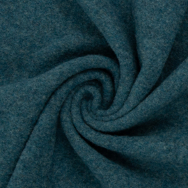 Swafing - Fleece Merino Wool  -  Melange - Light Petrol 1749