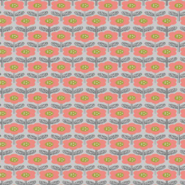katoen print | feels like spring  | flower pink