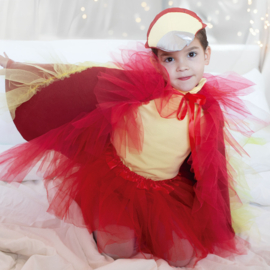 Katia Fabrics - Happy Tule - Rol 15 cm x 20 meter - Red 14