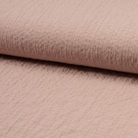 Viscose Unikleur - Gesmokt - Abby - Soft Pink