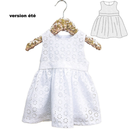 IKATEE | Roma  Dress - Baby Girl 6-24M - Paper Sewing Pattern