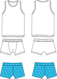 IKATEE  | Sebastien underwear set + swimsuit - Boy 3/12 - Paper Sewing Pattern