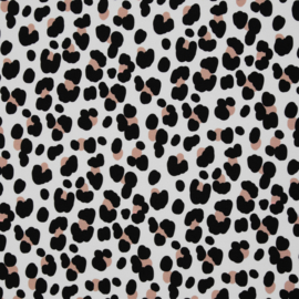 Swafing  - French Terry - Modal - Aislingen - Leopard - White Pink