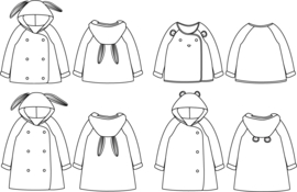 Ikatee Pattern | Grand'Ourse cardigan - Kids 3/12yr