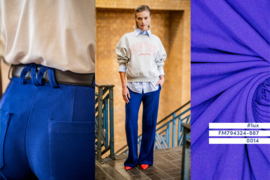 Fibremood editie 31- Viscose Polyester Crepe  - Stretch  -  Blue - Lux