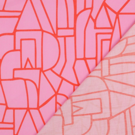 Nerida Hansen - Cotton Voile - Town  - Pink