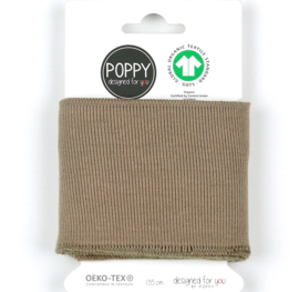 Organic Boordstof - Cuffs - Taupe 057