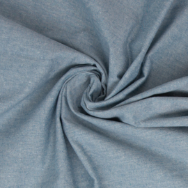 Swafing - Rita -  Linnen look - 280 cm breed - Blue 1748