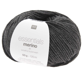 Rico Design - Essentials - Merino dk - Anthracite Melange 104