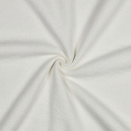 Katoenen Fleece - Verhees Textiles - Sherpa - Off White  005