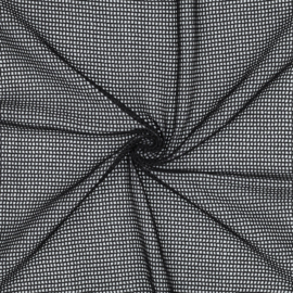 Netstof Gehaakt - Crochet - Black 