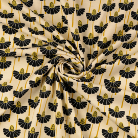 Loes van Oosten -  Jersey  - Bloem  - Mustard