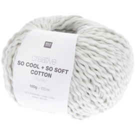 Rico Design - Creative - So Cool + So Soft Cotton Chunky - Silver Grey 021
