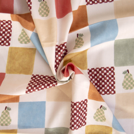 Katia Fabrics - Poplin - Checks & Pear