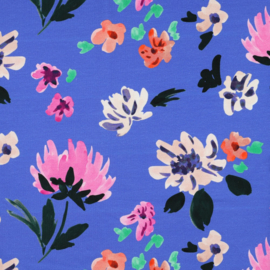 Nerida Hansen - French Terry Digital  - Colette  - Blue