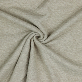Tricot uni - Wafel - Quilt - Verhees Textiles | Taupe Melange -18