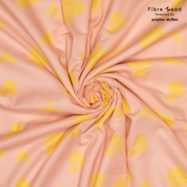 Fibremood 20 - Katoen Print - Roses - Soft Pink