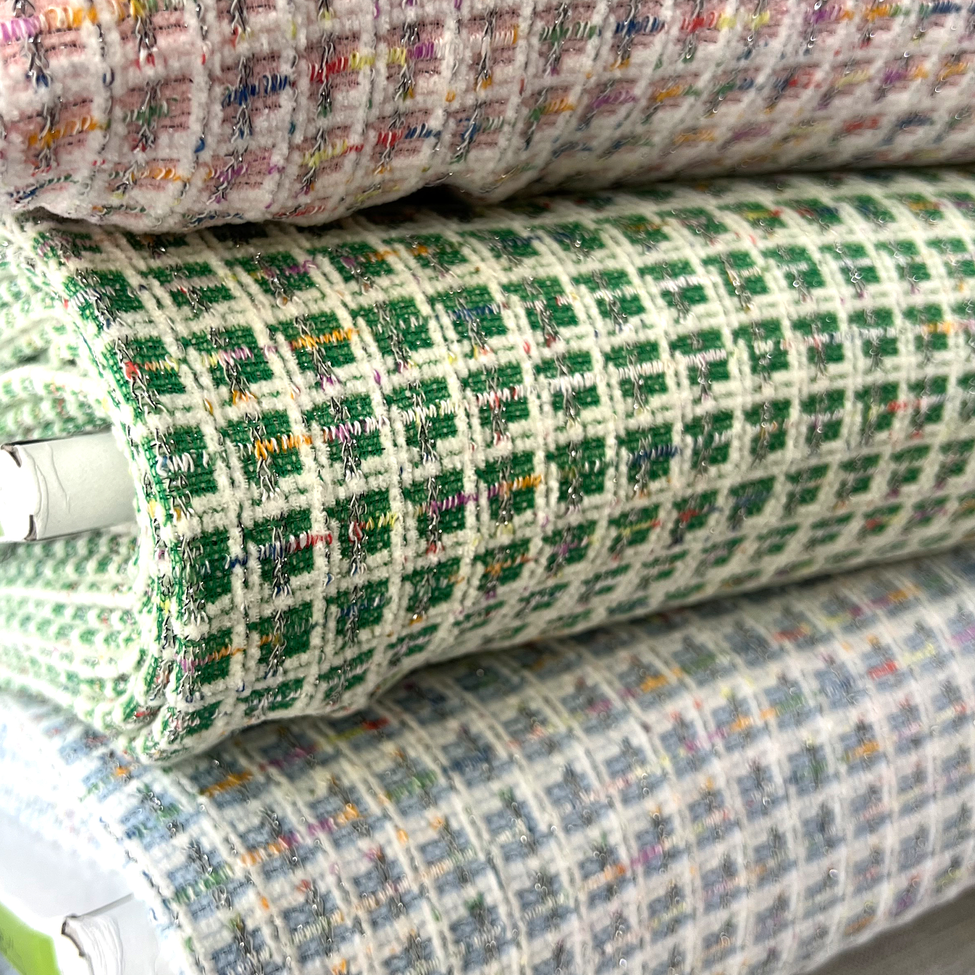 Bittoun - A la Ville -  Jacquard Chanel look  - Blue 