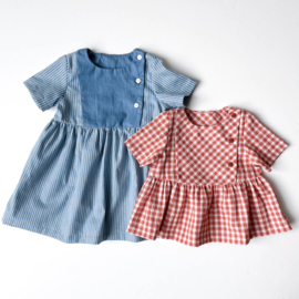 Ikatee Patterns - Palerme Blouse or Dress - Baby 6mnd-4y - Paper Sewing Pattern