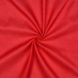 Cotton Voile -  Organic - Red 041