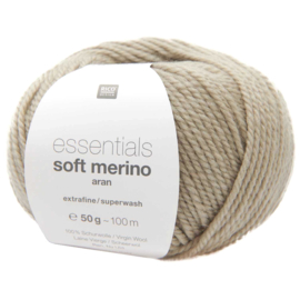 Rico Design - Essentials Soft Merino Aran - Grey 076