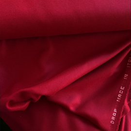 Deadstock Stoffen - Wol - Made in Italy  - Cerise Red